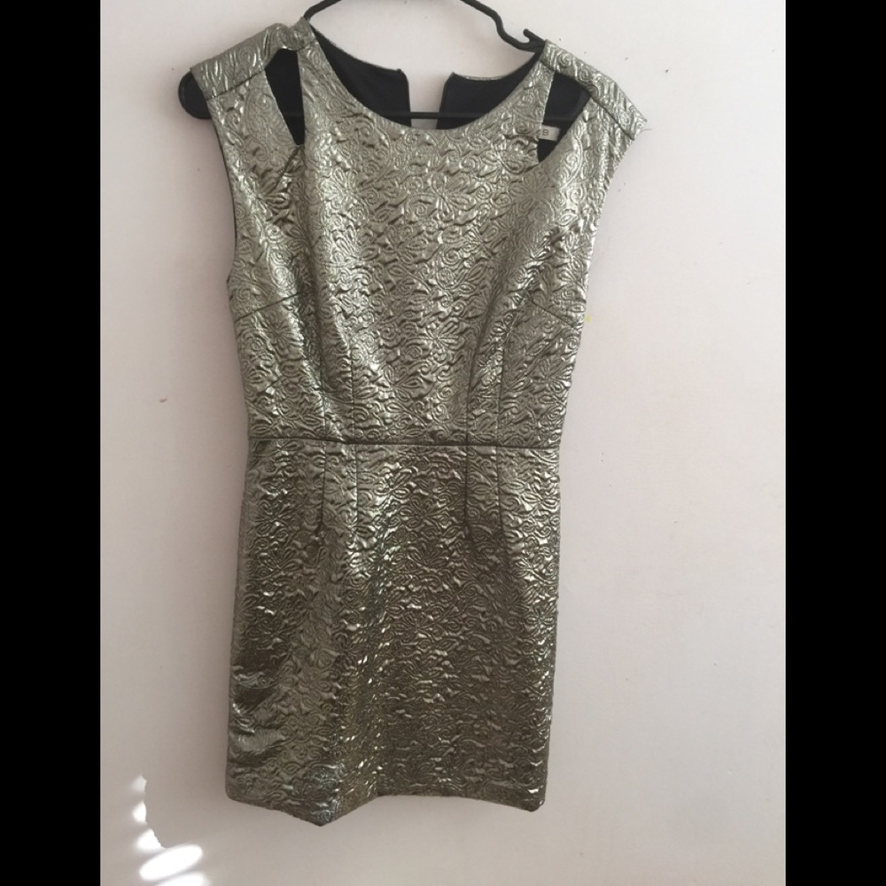 ARDEN B. Metallic Cocktail Dress Sz S